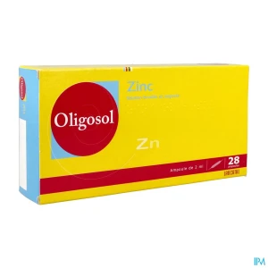 Oligosol zinc solution buvable ampoule 2ml 28 | Aesiel
