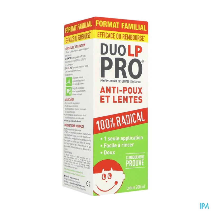 Duo lp pro lotion traitement poux lentes 200ml | Aesiel Duo lp pro lotion traitement poux lentes 200ml | Aesiel