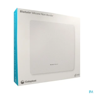 Coloplast biatain silicone non border pansement hydrocellulaire silicone sterile 21cm5 x 21cm5 10 | Aesiel