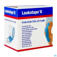 Leukotape k bande adhesive 5m x 5cm bleu | Aesiel