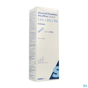 Glycerol vaseline paraffine sandoz crème 250g | Aesiel