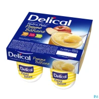 Delical dessert fruite nutra pote pomme banane 200g x4 | Aesiel