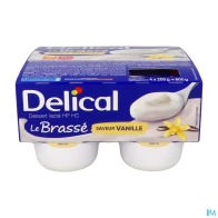 Delical le brasse hp hc saveur vanille 200g x4 | Aesiel