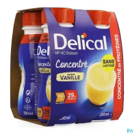 Delical concentre vanille 4x200ml | Aesiel