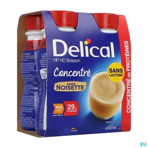 Delical concentre noisette (4x200ml) | Aesiel