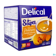 Delical les soupe hp hc potiron patates douces 200ml x4 | Aesiel