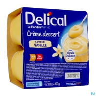 Delical crème dessert hp hc la floridine vanille 200g x4 | Aesiel