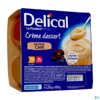 Delical crème dessert hp hc la floridine cafe 200g x4 | Aesiel