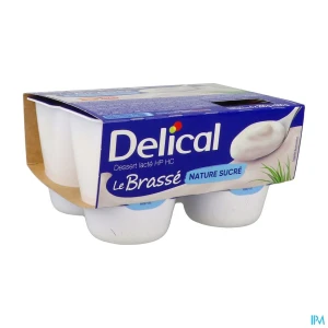 Delical le brasse hp hc nature sucre 200g x4 | Aesiel