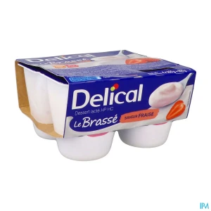 Delical le brasse hp hc saveur fraise 200g x4 | Aesiel