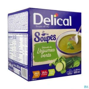 Delical les soupe hp hc legumes verts 200ml x4 | Aesiel
