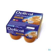 Delical crème dessert hp hc la floridine caramel 200g x4 | Aesiel