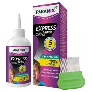 Paranix express 5 min shampooing 300ml + peigne | Aesiel