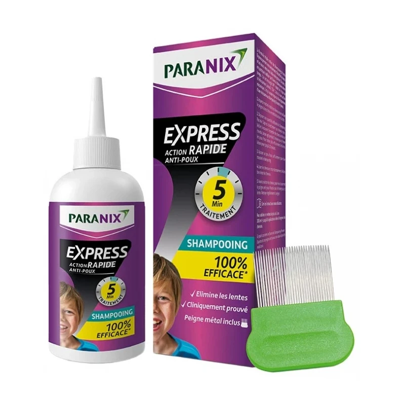 Paranix express 5 min shampooing 300ml + peigne | Aesiel Paranix express 5 min shampooing 300ml + peigne | Aesiel