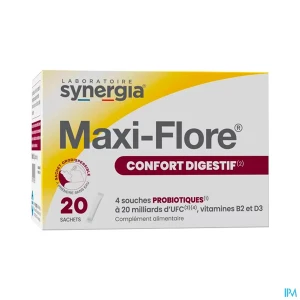Synergia maxi flore confort digestif 20 sachets