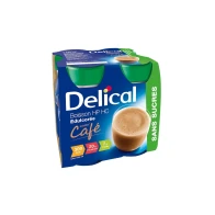 Delical boisson hp hc edulcoree sans sucres saveur cafe 4x200ml | Aesiel