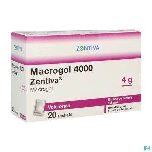 Macrogol 4000 enfants 4g zentiva