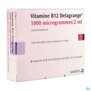 Vit b12 1 000mcg/2ml delagran amp6 | Aesiel