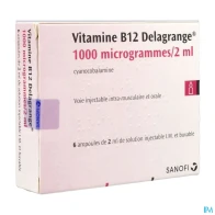 Vit b12 1 000mcg/2ml delagran amp6 | Aesiel