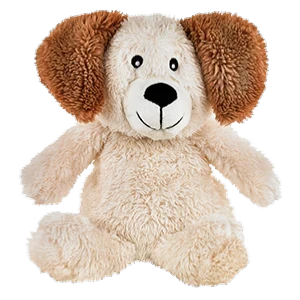 Cooper bouillotte enfant perle silice chien beige | Aesiel