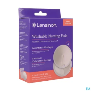 Lansinoh couss/allait lavable x4 | Aesiel