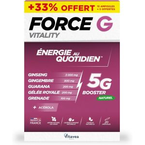 Vitavea force g stimulant naturel ampoule 20