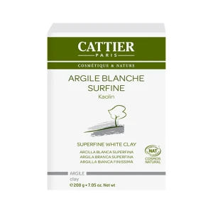 Cattier argile blanche vrac surfine 200g