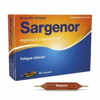 Sargenor arginine vitamine b12 ampoule 20 | Aesiel