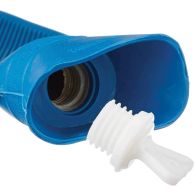 Bouillotte caoutchouc rouge 2L