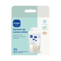 Mam sachet conservation 180ml x25