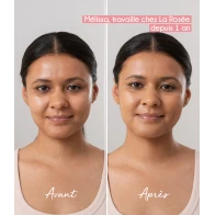 La rosée poudre compact médium foncé 03