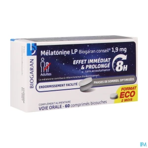 Biogaran melatonine lp 1,9mg cp 60 | Aesiel