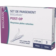 Biogaran set pansement post operatoire moyennes plaies x3 | Aesiel