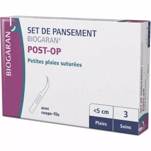 Biogaran set pansement post operatoire petites plaies x3