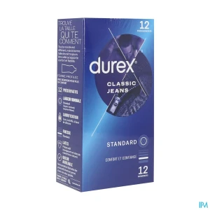 Preserv durex classic jeans 12 | Aesiel