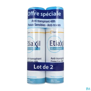 Etiaxil deo 48h aerosol 150ml x2 | Aesiel