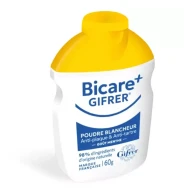 Bicare gifrer plus poudre dentifrice mentholee 60g | Aesiel