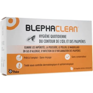 Blephaclean compresse sterile pour paupieres 20 | Aesiel