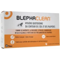 Blephaclean compresse sterile pour paupieres 20 | Aesiel