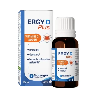 Ergy d plus 800ui gtte buv 15ml