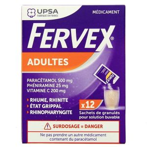 Fervex adultes sachet x12