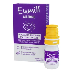 Eumill gouttes oculaires allergie flacon 10ml