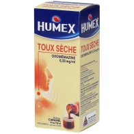 Humex toux seche oxomemazine 0mg33/ml sirop 150ml | Aesiel