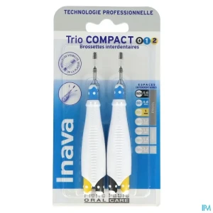 Inava trio compact brossette 0/1/2 manche 2 + tete 6 | Aesiel