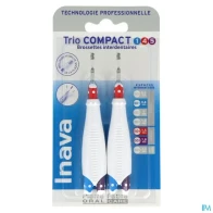 Inava trio compact brossette 1/4/5 manche 2 + tete 6 | Aesiel
