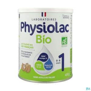 Physiolac lait bio1 pdr 400g | Aesiel