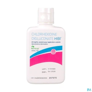 Chlorhexidine 40mg/ml hibi 125ml