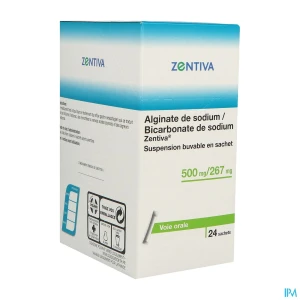 Alginate/bicarb sod ztv sach 24