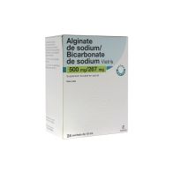 Alginate de sodium / bicarbonate de sodium viatris 10ml x24 sachets