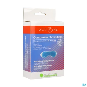 Marque verte actikine compresse chaud froid billes yeux | Aesiel